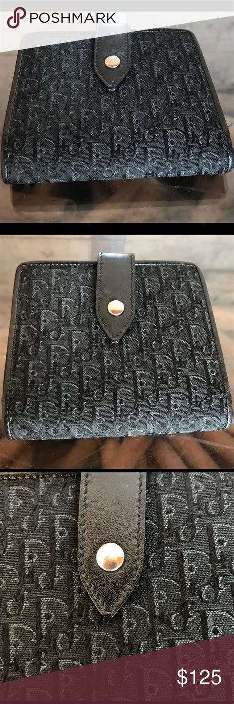 dior monogram wallet|vintage dior wallet.